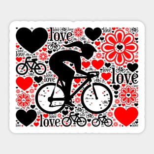 valentine cycling 2024 Sticker